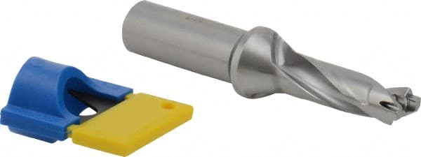 Iscar - 0.591" to 5/8" Diam, 3xD, 1.77" Max Depth, 3/4" Shank Diam, 4.68" OAL, Replaceable-Tip Drill - FCP, ICK, ICK-2M, ICM, ICP, iCP-2M Insert, 82629627 Toolholder, Series SumoCham - Exact Tooling