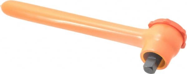 Facom - 1/2" Drive Round Head Ratchet - Insulated Finish, 10-3/8" OAL - Exact Tooling