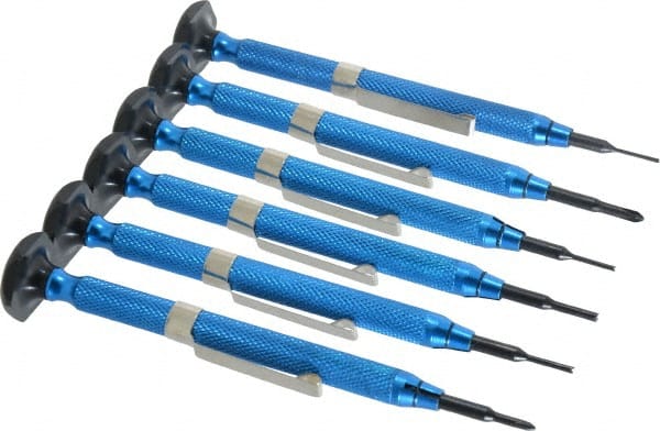 Moody Tools - 6 Piece Phillips, Screw Extractor, Slotted Screwdriver Set - Exact Tooling