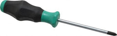 Wera - #2, 8-1/4" OAL, Standard Phillips Screwdriver - 4" Blade Length, Round Shank, Ergonomic Handle - Exact Tooling