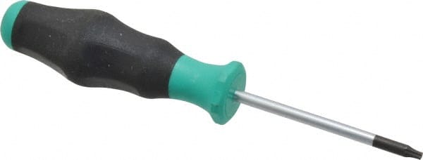 Wera - T9 Torx Driver - 2-23/64" Blade Length, 5-35/64" OAL, Ergonomic Handle - Exact Tooling
