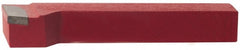 Made in USA - 1 x 1" Shank, Offset End Cutting Single Point Tool Bit - FR-16, Grade K68 - Exact Tooling