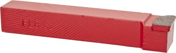 Interstate - 1/2 x 1/2" Shank, Offset End Cutting Single Point Tool Bit - FL-8, Grade C2 - Exact Tooling
