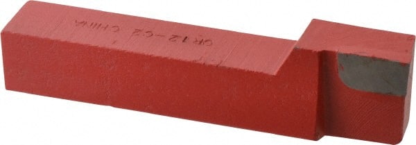 Interstate - 3/4 x 3/4" Shank, Offset Side Cutting Single Point Tool Bit - GR-12, Grade C2 - Exact Tooling