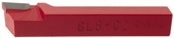 Interstate - 1 x 1" Shank, Offset Side Cutting Single Point Tool Bit - GL-16, Grade C2 - Exact Tooling