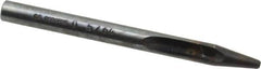 Made in USA - 5/64" Hollow Punch - 4" OAL, Steel - Exact Tooling