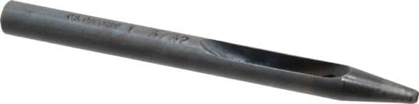Made in USA - 3/32" Hollow Punch - 4" OAL, Steel - Exact Tooling