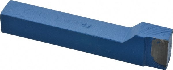 Interstate - 1/2 x 1/2" Shank, Offset End Cutting Single Point Tool Bit - FR-8, Grade C6 - Exact Tooling