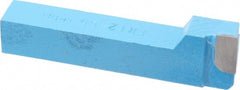 Interstate - 3/4 x 3/4" Shank, Offset End Cutting Single Point Tool Bit - FR-12, Grade C6 - Exact Tooling