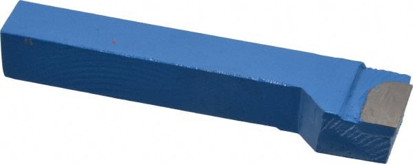 Interstate - 1/2 x 1/2" Shank, Offset End Cutting Single Point Tool Bit - FL-8, Grade C6 - Exact Tooling