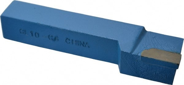 Interstate - 5/8 x 5/8" Shank, Offset Side Cutting Single Point Tool Bit - GL-10, Grade C6 - Exact Tooling