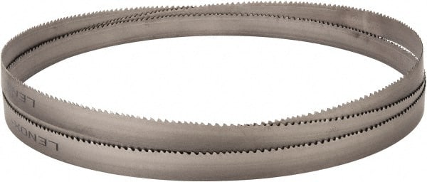 Lenox - 4 to 6 TPI, 12' 10" Long x 1" Wide x 0.035" Thick, Welded Band Saw Blade - Bi-Metal, Toothed Edge, Raker Tooth Set, Flexible Back - Exact Tooling