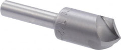 M.A. Ford - 1/2" Head Diam, 1/4" Shank Diam, 3 Flute 100° High Speed Steel Countersink - Exact Tooling