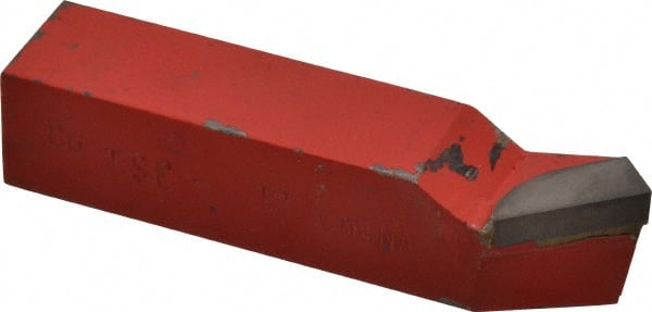 Interstate - 3/4 x 3/4" Shank, Square Shank Boring Single Point Tool Bit - TSC-12, Grade C6 - Exact Tooling