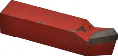 Interstate - 3/4 x 3/4" Shank, Square Shank Boring Single Point Tool Bit - TSC-12, Grade C6 - Exact Tooling