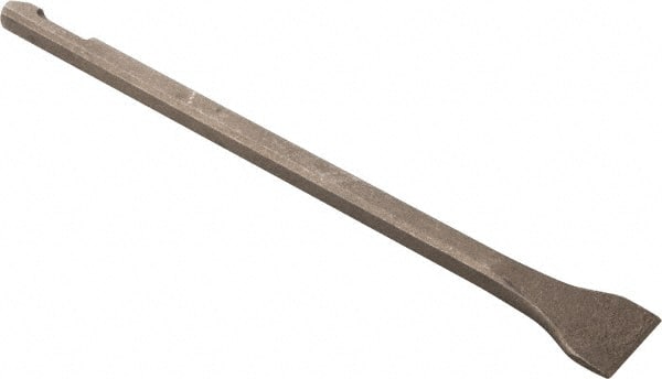 Ingersoll-Rand - 1" Head Width, 12" OAL, 1-1/8" Shank Diam, Scaling Chisel - CP Shank, Steel - Exact Tooling