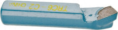Interstate - 3/8 x 3/8" Shank, Round Shank Boring Single Point Tool Bit - TRC-6, Grade C2 - Exact Tooling