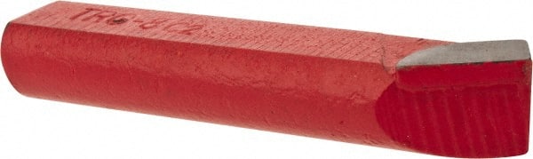 Interstate - 1/2 x 1/2" Shank, Round Shank Boring Single Point Tool Bit - TRC-8, Grade C2 - Exact Tooling