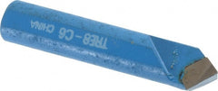 Interstate - 1/2 x 1/2" Shank, Round Shank Boring Single Point Tool Bit - TRE-8, Grade C6 - Exact Tooling