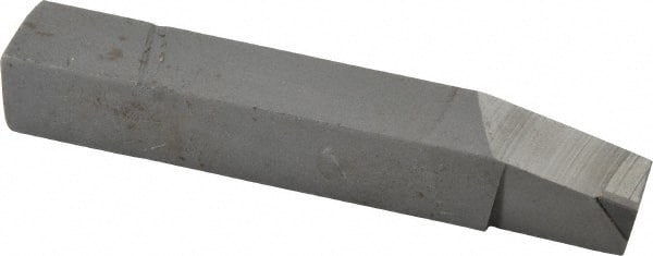 Made in USA - 3/8 x 3/8" Shank, Lead Angle Turning Single Point Tool Bit - BR-6, Grade PCD DIAMOND - Exact Tooling