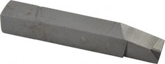 Made in USA - 3/8 x 3/8" Shank, Lead Angle Turning Single Point Tool Bit - BR-6, Grade PCD DIAMOND - Exact Tooling