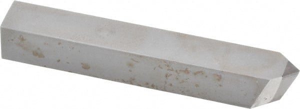 Made in USA - 3/8 x 3/8" Shank, Pointed Nose Single Point Tool Bit - D-6, Grade PCD DIAMOND - Exact Tooling