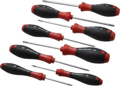 Wiha - 8 Piece Torx Screwdriver Set - Bit Sizes: Torx T6, T8, T10, T15, T20, T25, T27 & T30 - Exact Tooling
