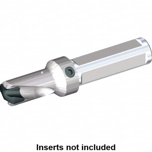Kennametal - 13.51 to 14.5mm Diam, 1xD, 15.49mm Max Depth, 3/4" Shank Diam, 27.94mm Flute, 101.6mm OAL, Replaceable Tip Drill - KSEM0547 Insert, B Seat Size, Series KSEM - Exact Tooling