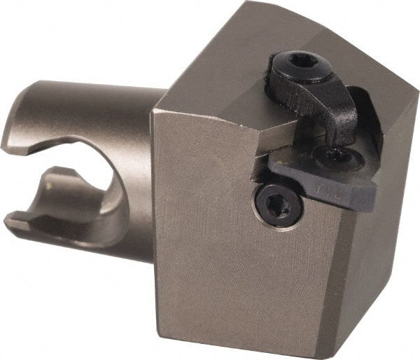 Kennametal - Insert Style LT 16EL, 30mm Head Length, Left Hand Cut, External Modular Threading Cutting Unit Head - System Size KM25, 16mm Center to Cutting Edge, Series LT Threading - Exact Tooling