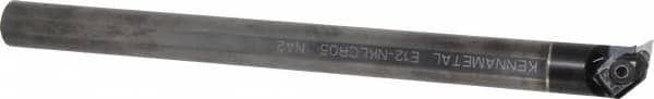 Kennametal - NP.., 5° Lead Angle E-NKLC Internal Right Hand Indexable Profiling Toolholder - 3/4" Shank Width, 10" Long, Carbide, Through Coolant - Exact Tooling