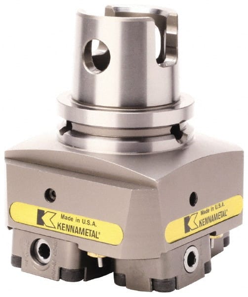 Kennametal - Left Hand Cut, KM63XMZ Modular Connection, Adapter/Mount Lathe Modular Clamping Unit - Through Coolant, Series STAL Turning Adapter - Exact Tooling