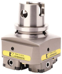 Kennametal - Left Hand Cut, KM63XMZ Modular Connection, Adapter/Mount Lathe Modular Clamping Unit - Through Coolant, Series STAL Turning Adapter - Exact Tooling