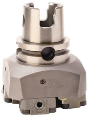 Kennametal - Left Hand Cut, KM63UT Modular Connection, Adapter/Mount Lathe Modular Clamping Unit - Through Coolant, Series STAL Turning Adapter - Exact Tooling
