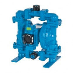 SandPIPER - 1/2" NPT, Metallic, Air Operated Diaphragm Pump - Buna-N Diaphragm, Aluminum Housing - Exact Tooling