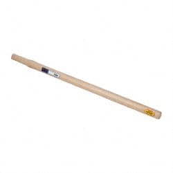Made in USA - 30" Long Replacement Handle for Sledge Hammers - 1-1/4" Eye Length x 1" Eye Width, Hickory, 6 to 8 Lb Capacity, Material Grade Type A - Exact Tooling