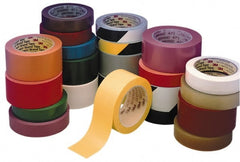 3M - Yellow Solid Color Vinyl Tape - 4" Wide x 108' Long, General Traffic - Exact Tooling