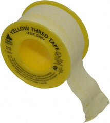 Federal Process - 1" Wide x 520" Long Gas Pipe Repair Tape - 3.8 mil Thick, -450 to 550°F, Yellow - Exact Tooling