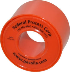 Federal Process - 1" Wide x 520" Long General Purpose Pipe Repair Tape - 3 mil Thick, -450 to 550°F, White - Exact Tooling
