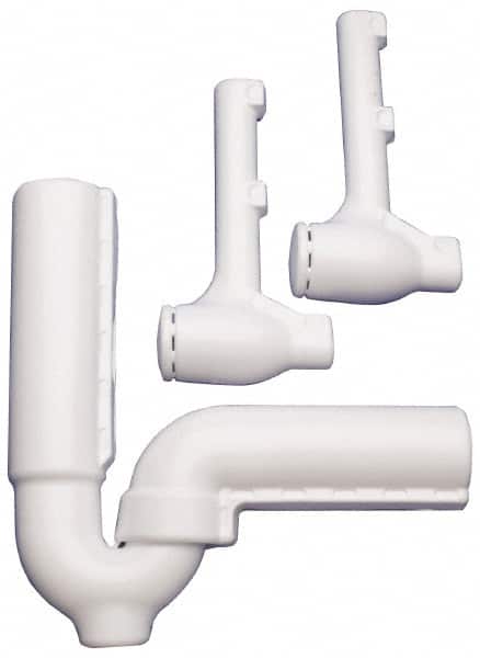 Federal Process - 1-1/2 Inch Pipe, Protect-a-trap Offset Cover Only - White, PVC - Exact Tooling