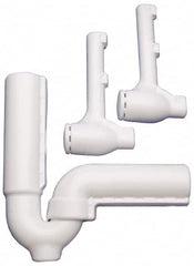 Federal Process - 1-1/2 Inch Pipe, Protect-a-trap Offset Cover Only - White, PVC - Exact Tooling