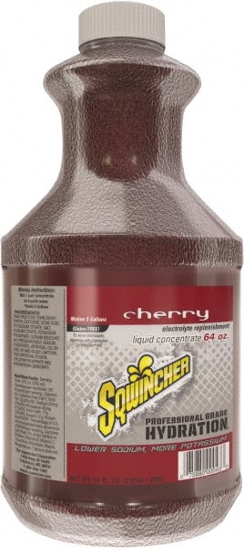 Sqwincher - 64 oz Bottle Cherry Activity Drink - Exact Tooling