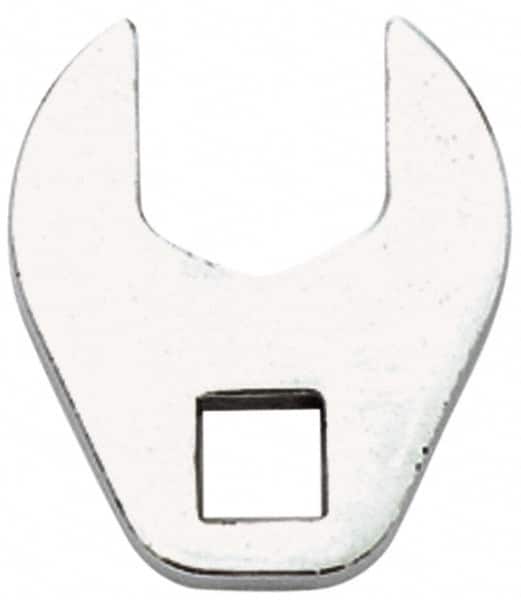 Proto - 24mm 3/8" Drive Full Polish Chrome Open End Crowfoot Wrench - 2-13/32" OAL - Exact Tooling