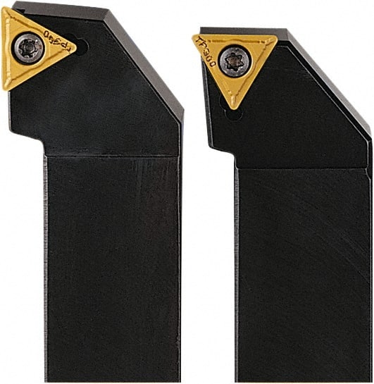 Seco - STFC, Right Hand Cut, 90° Lead Angle, 25mm Shank Height x 25mm Shank Width, Neutral Rake Indexable Turning Toolholder - 150mm OAL, TC..16T3.. Insert Compatibility, Series Screw Lock - Exact Tooling