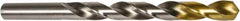 DORMER - 6mm 118° High Speed Steel Jobber Drill - TiN Finish, Right Hand Cut, Spiral Flute, Straight Shank, 93mm OAL, Split Point - Exact Tooling