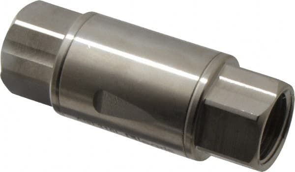 Legris - 1/2" Stainless Steel Check Valve - Unidirectional, FNPT x FNPT, 580 WOG - Exact Tooling