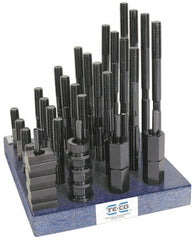 TE-CO - T-Nut & Stud Kits Stud Thread Sizes: M10x1.5 T-Slot Size (mm): 14.00 - Exact Tooling