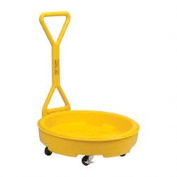 Eagle - Mobile Spill Containment Type: Wheeled Drum Tray w/Handle Number of Drums: 1 - Exact Tooling