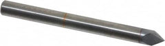 Accupro - 3/16" Diam 2 Flute Single End Solid Carbide Chamfer Mill - Exact Tooling