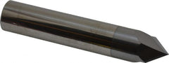 Accupro - 3/4" Diam 2 Flute Single End Solid Carbide Chamfer Mill - Exact Tooling