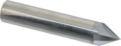 Accupro - 3/4" Diam 4 Flute Single End Solid Carbide Chamfer Mill - Exact Tooling